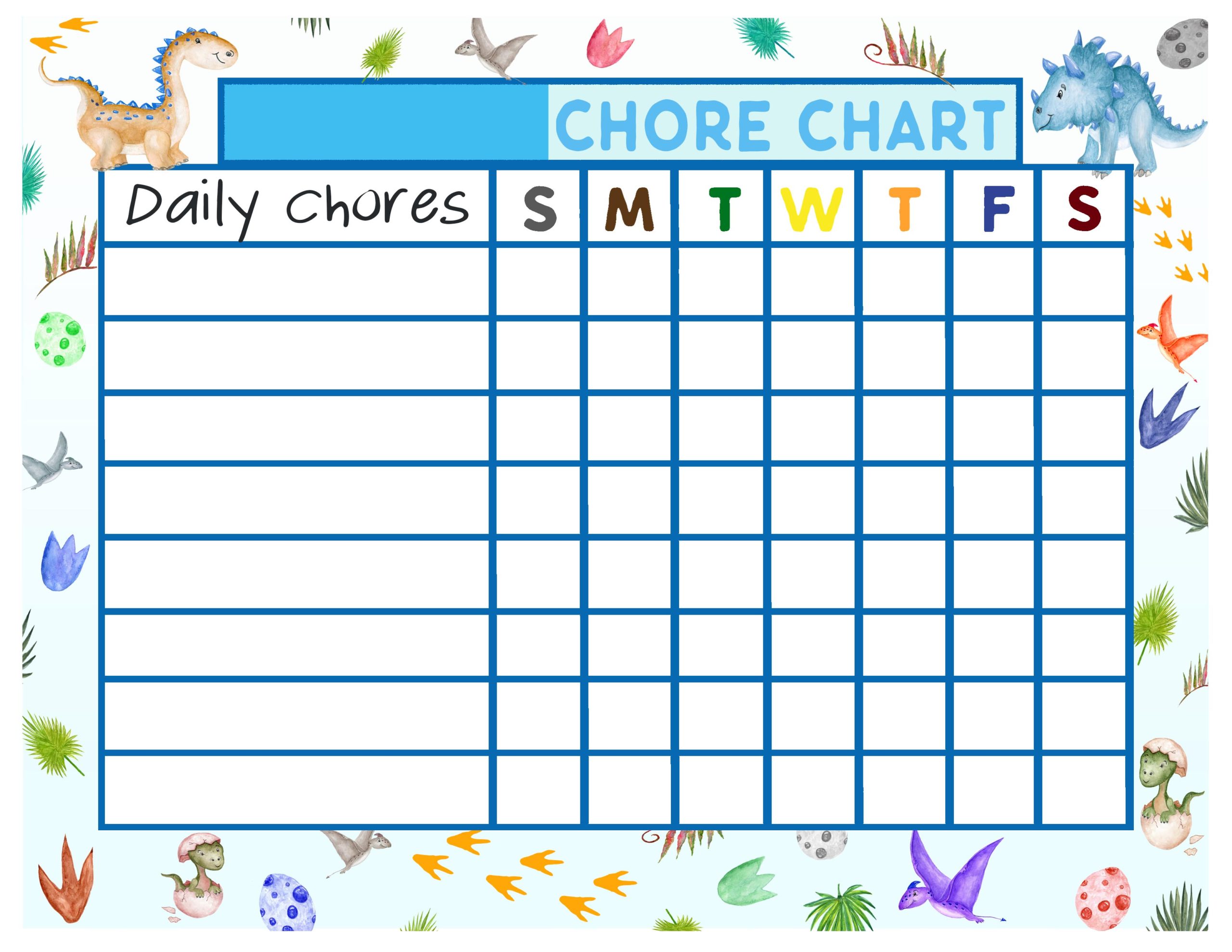 Chore chart : Behavior Tools