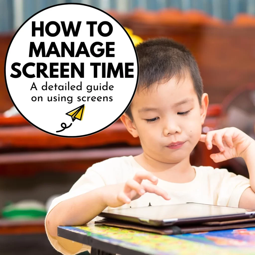 manage screen time for kids